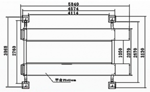 Автоподъемник HC4-35P грузоподъемностью 3,5 т